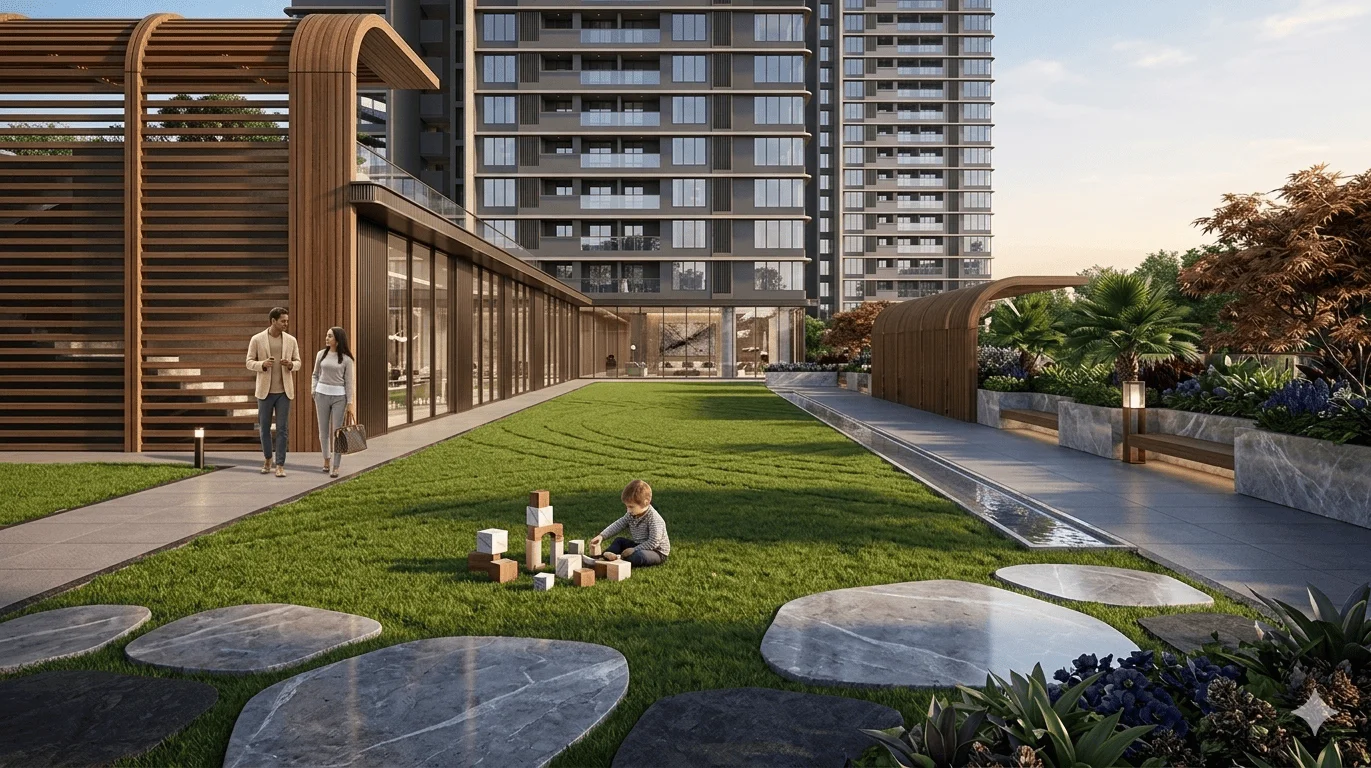 Landscaped Gardens at Adani Borivali East